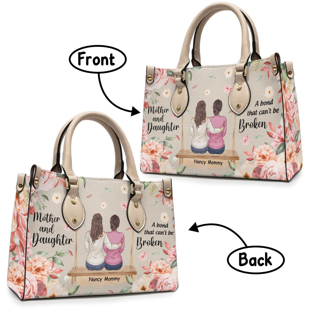 Je dois dire - Sac à main en cuir personnalisé pour la fête des mères