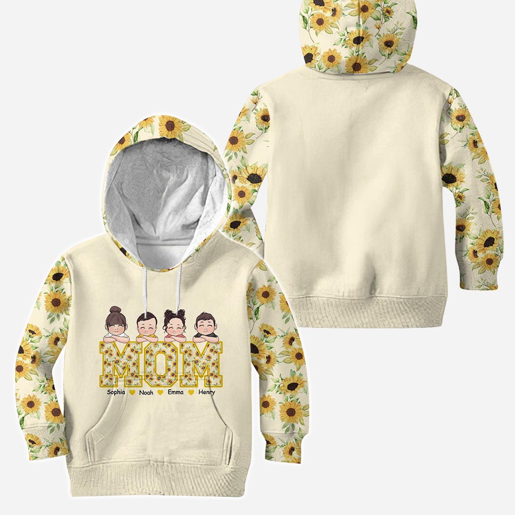 Fleurs de Nana - Sweat à capuche et legging personnalisés pour la fête des mères