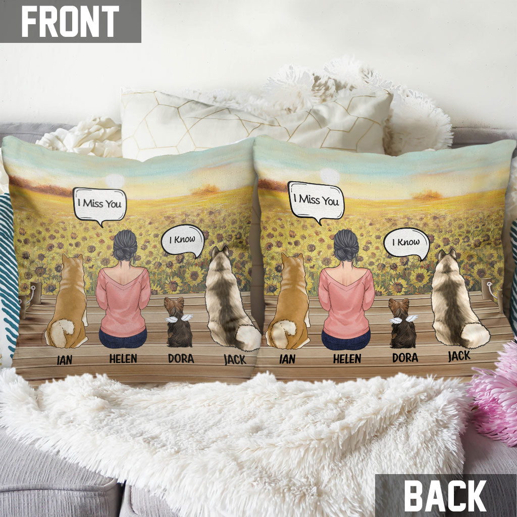 Still Talk About You - Personalized Dog Throw Pillow