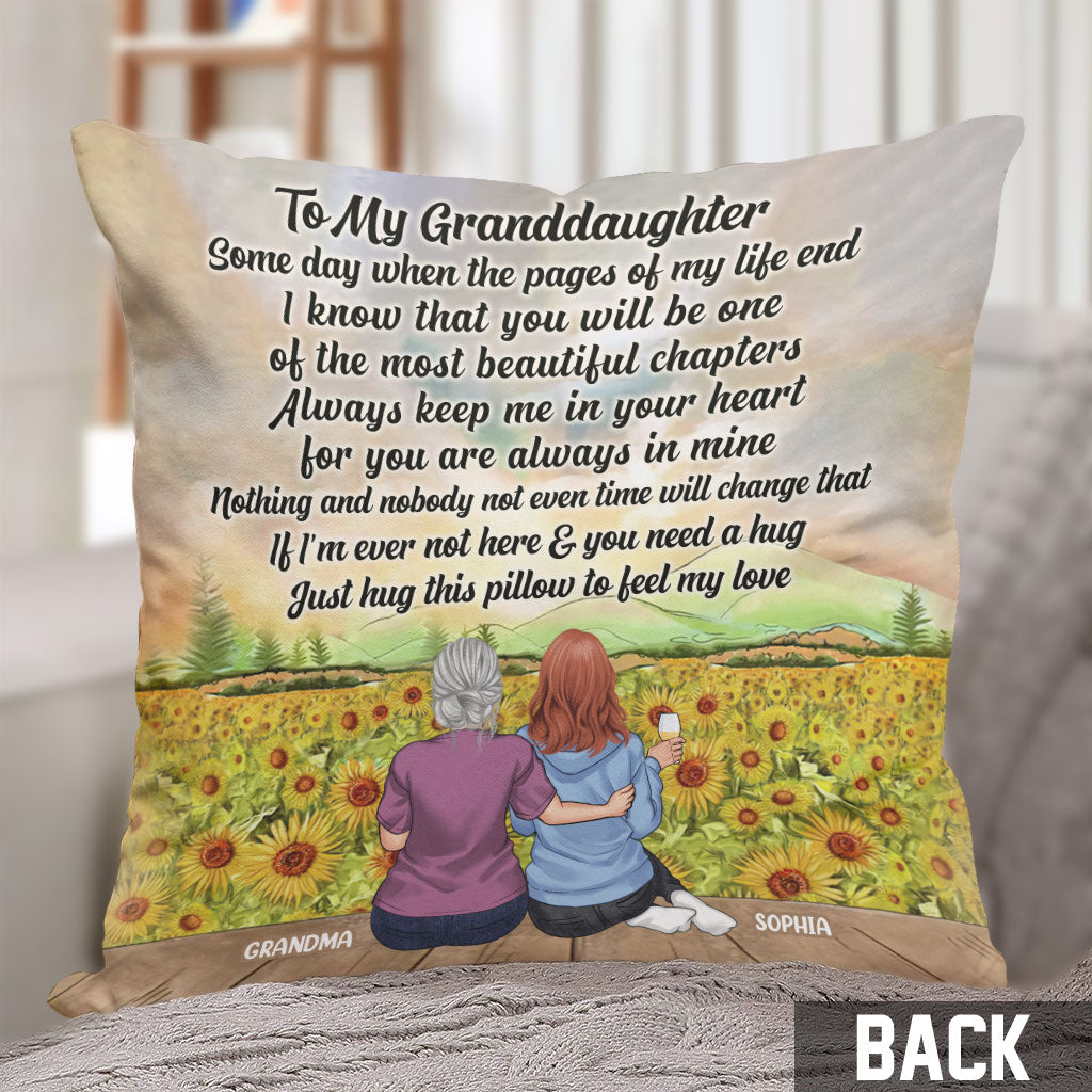 Un jour, quand les pages s'effaceront - Coussin décoratif personnalisé pour la fête des mères, grand-mère