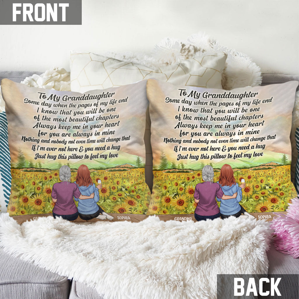 Un jour, quand les pages s'effaceront - Coussin décoratif personnalisé pour la fête des mères, grand-mère