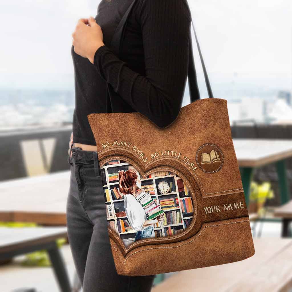 Sac fourre-tout personnalisé « So Many Books »