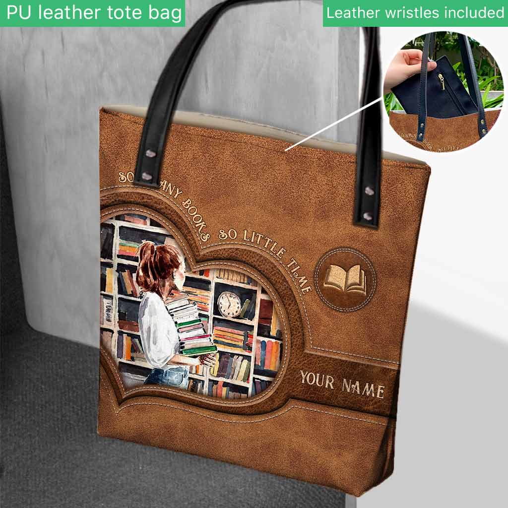 Sac fourre-tout personnalisé « So Many Books »