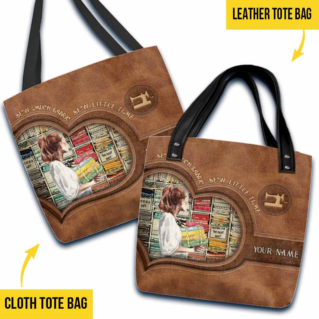Sew Much Fabric Personalized Tote Bag