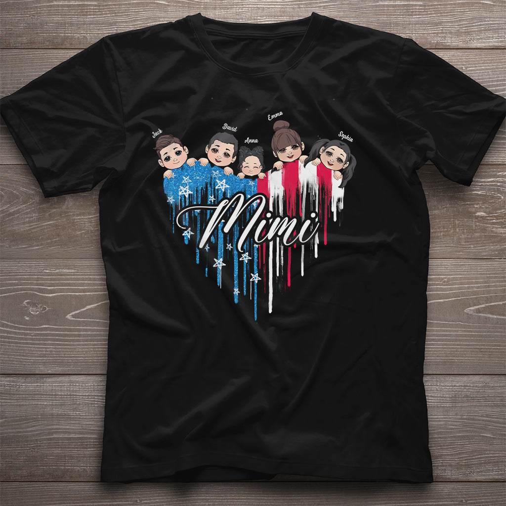 Meilleure grand-mère du monde - Cadeau pour grand-mère, maman, papa, grand-père, tante, oncle - T-shirt et sweat à capuche personnalisés