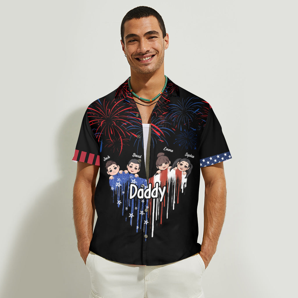 Meilleure grand-mère du monde - Chemise hawaïenne personnalisée pour papa