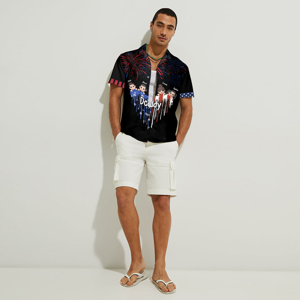 Meilleure grand-mère du monde - Chemise hawaïenne personnalisée pour papa