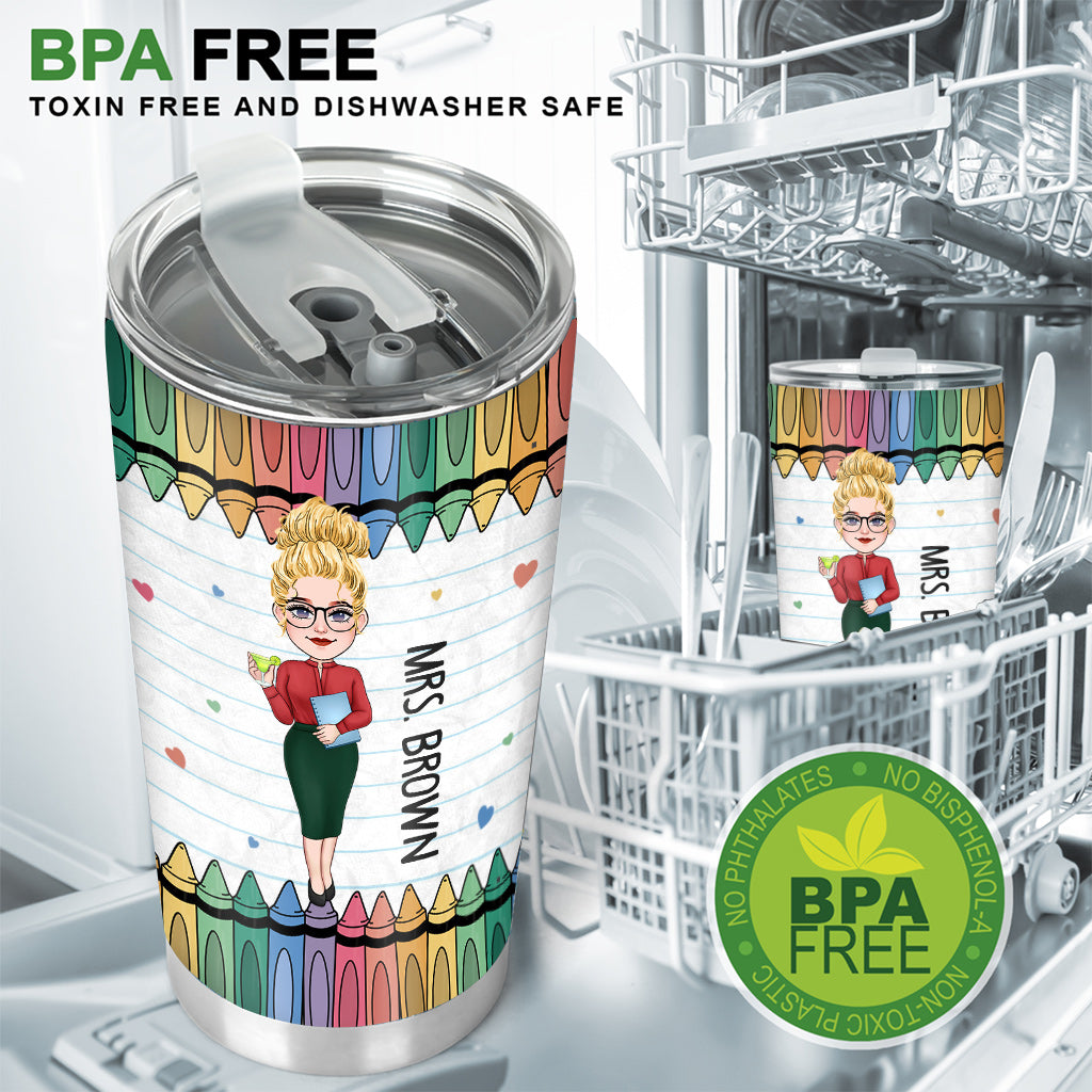 Il faut un grand cœur pour façonner les petits esprits - Gobelet personnalisé pour enseignants