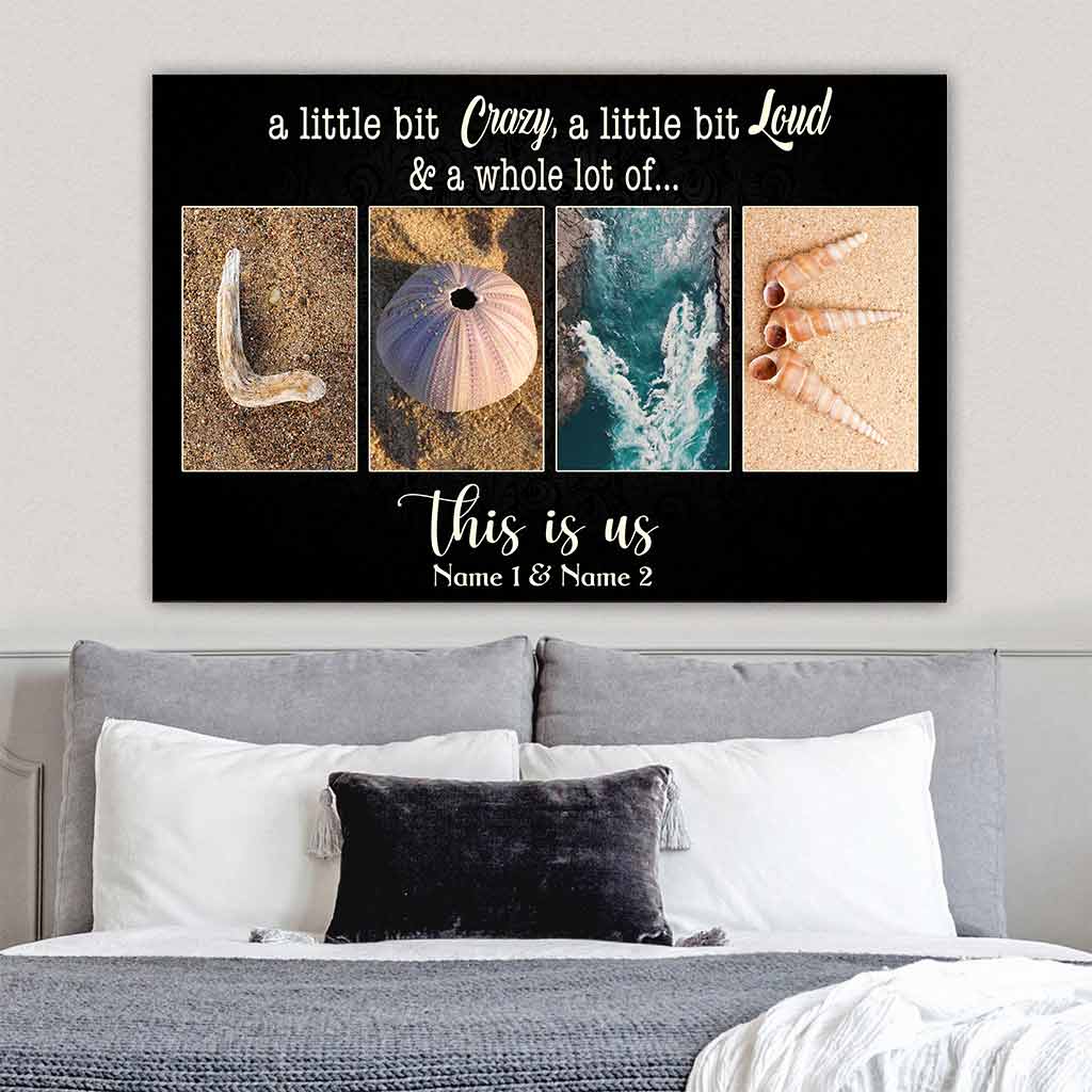 C'est nous - Affiche personnalisée pour les amoureux de la mer