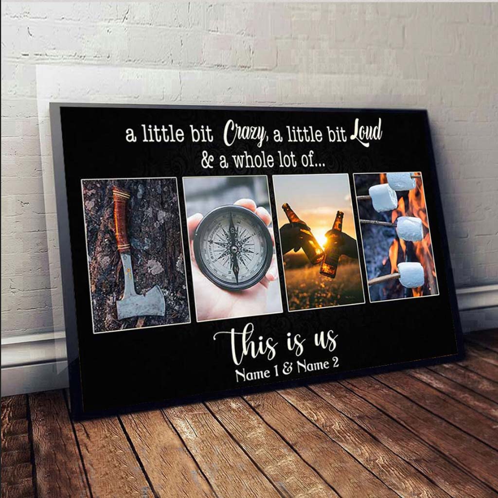 This Is Us - Affiche personnalisée de camping