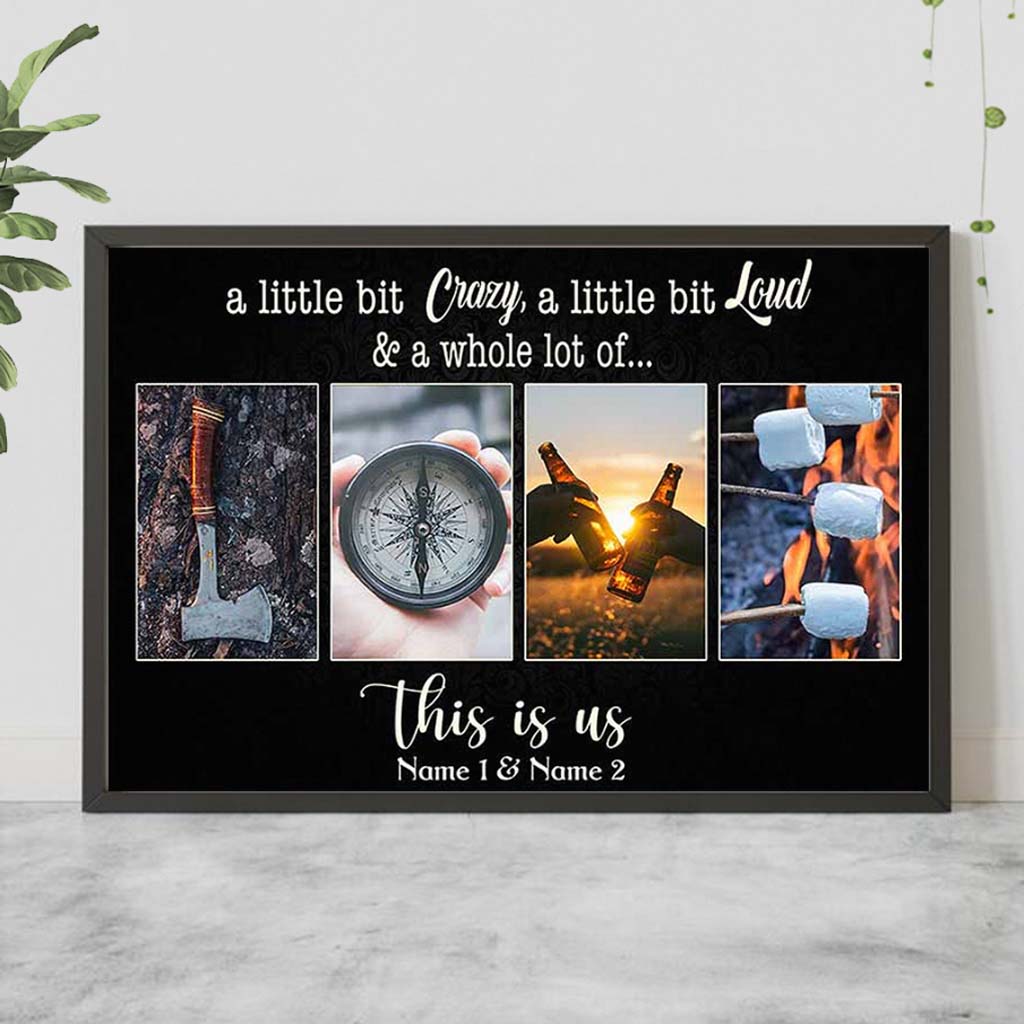This Is Us - Affiche personnalisée de camping
