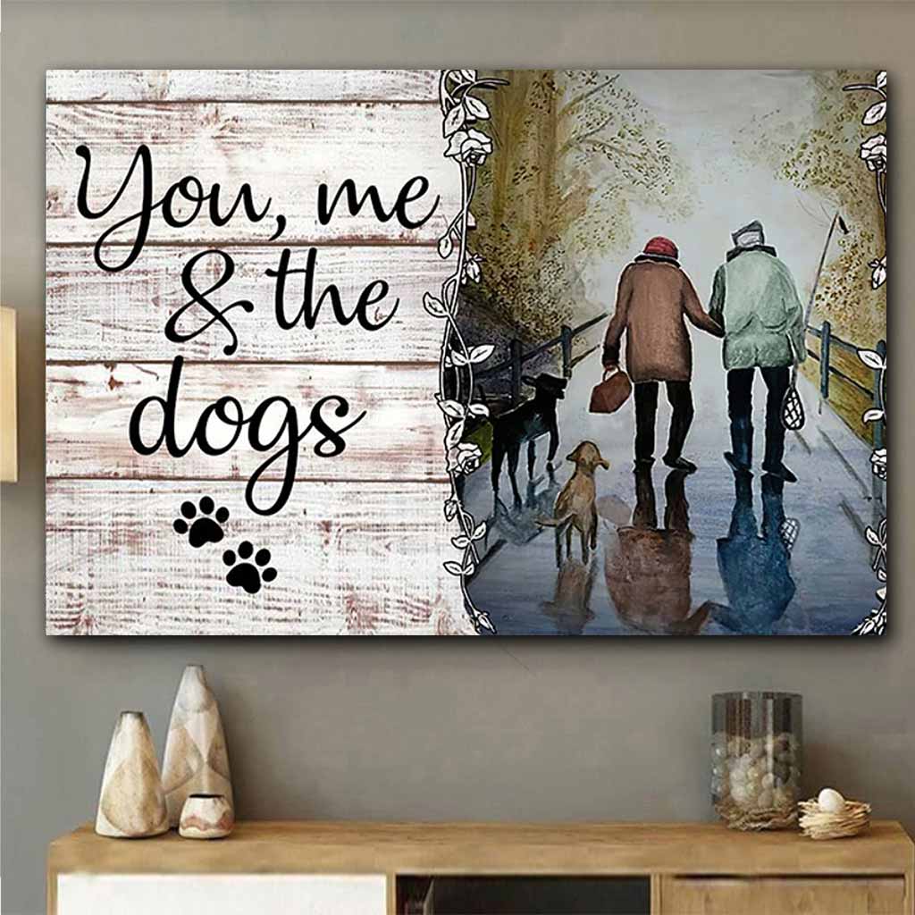 Toi, moi et les chiens - Affiche de pêche