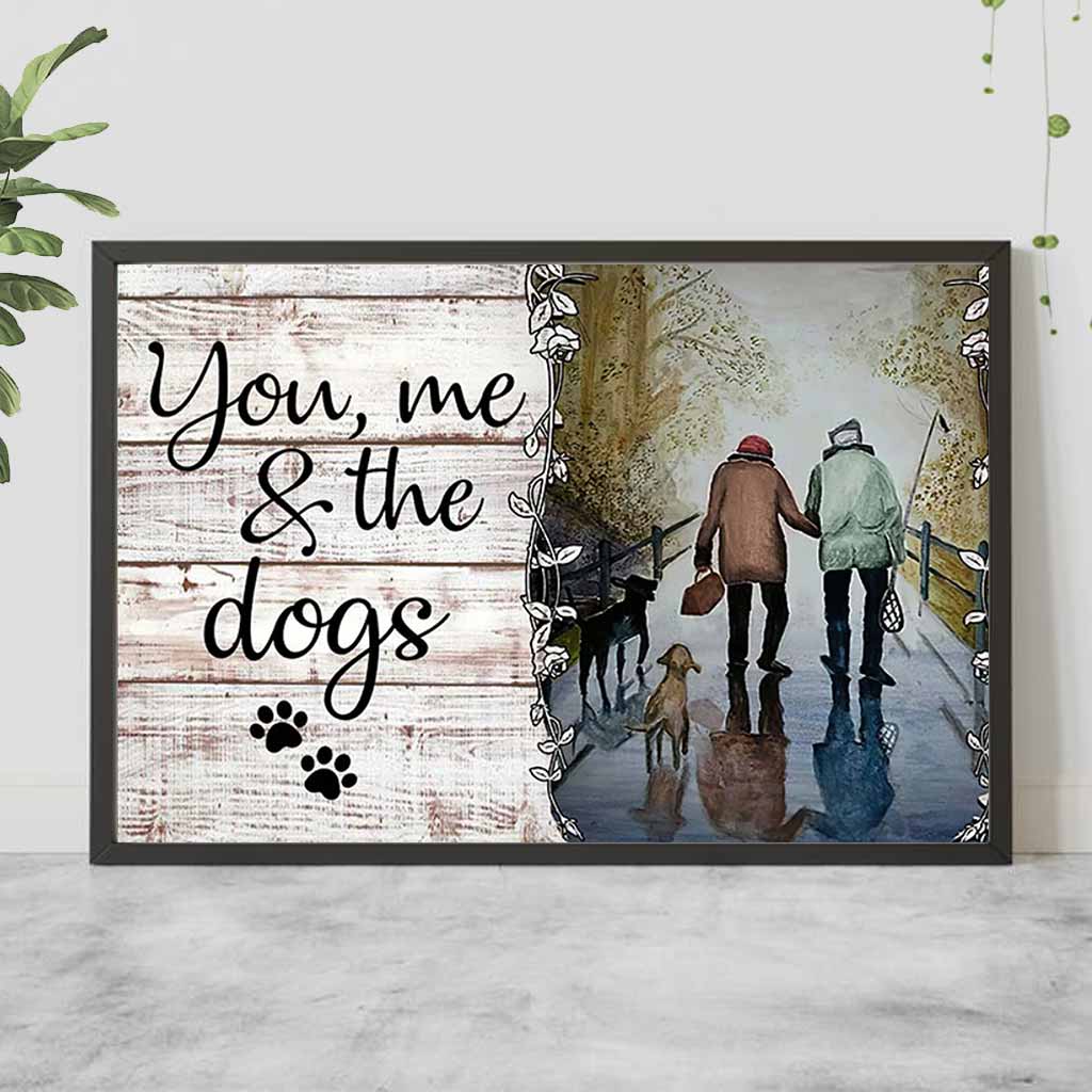 Toi, moi et les chiens - Affiche de pêche