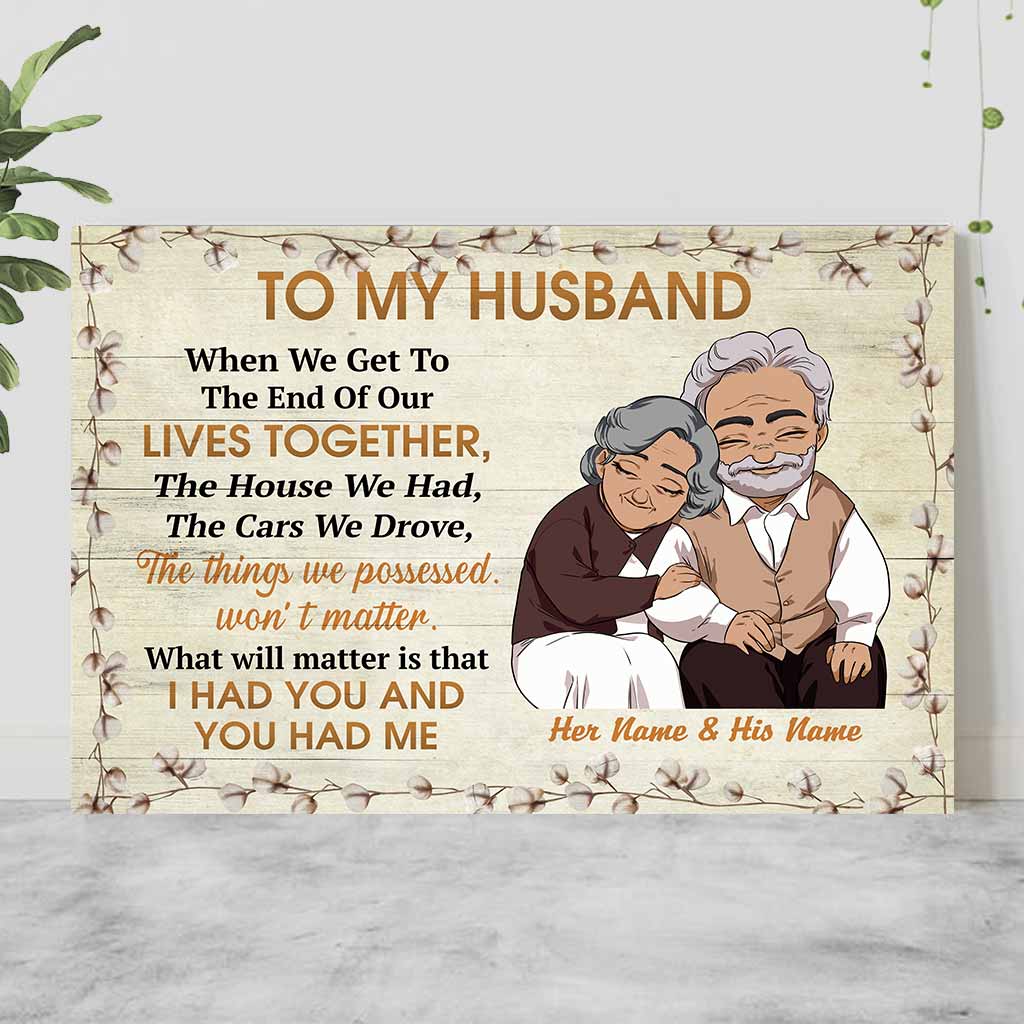 Je t'avais et tu m'avais - Affiche personnalisée pour couples