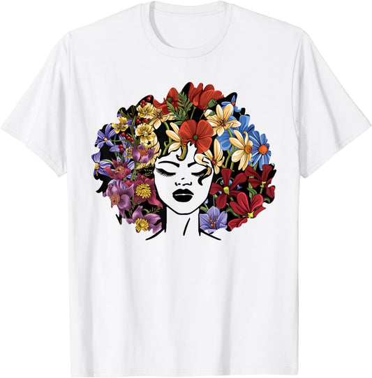 T-shirt et sweat à capuche « Fierté de reine afro-américaine » 0224