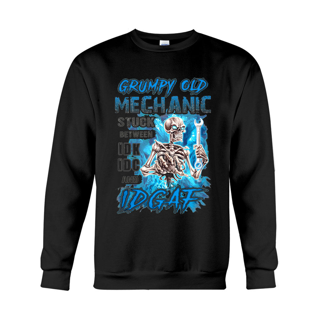 T-shirt et sweat à capuche « Grumpy Old Mechanic » (112021)