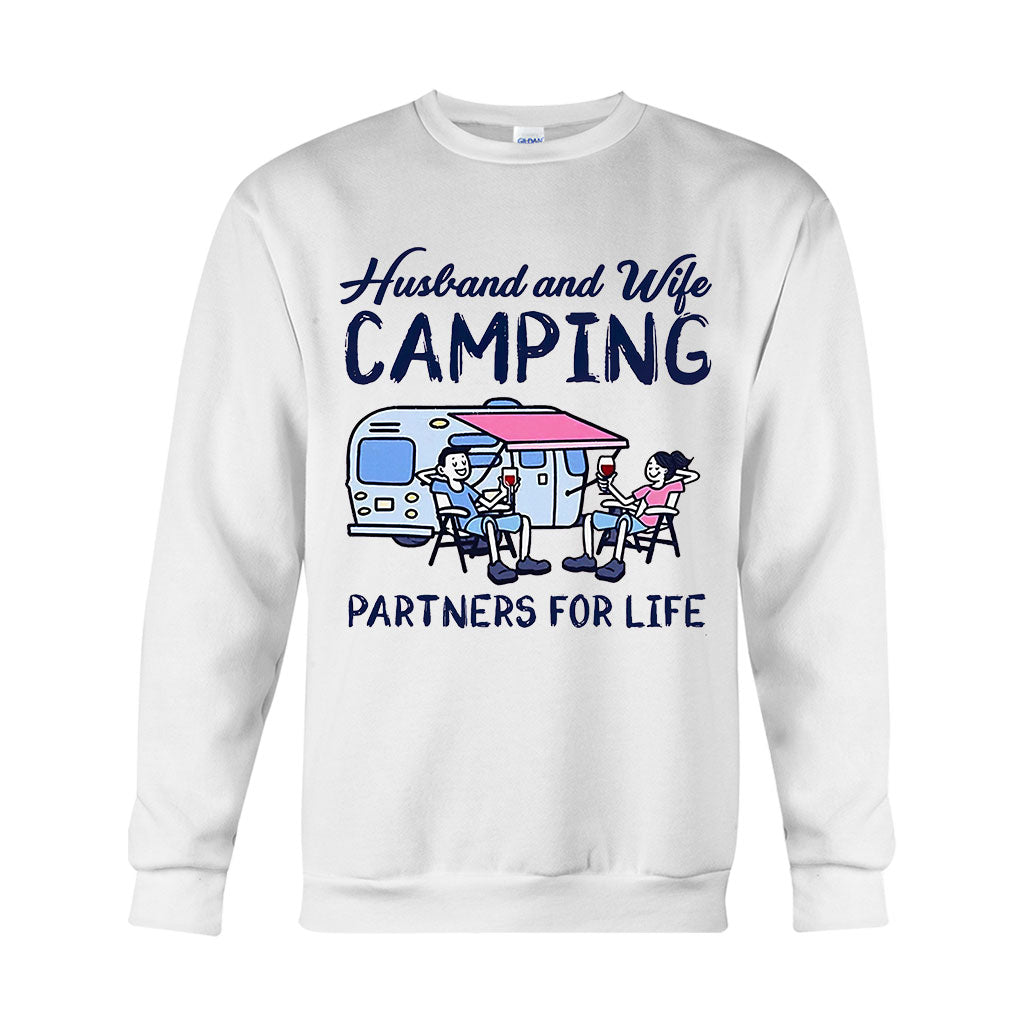Couple de campeurs pour la vie - T-shirt et sweat à capuche de camping 112021