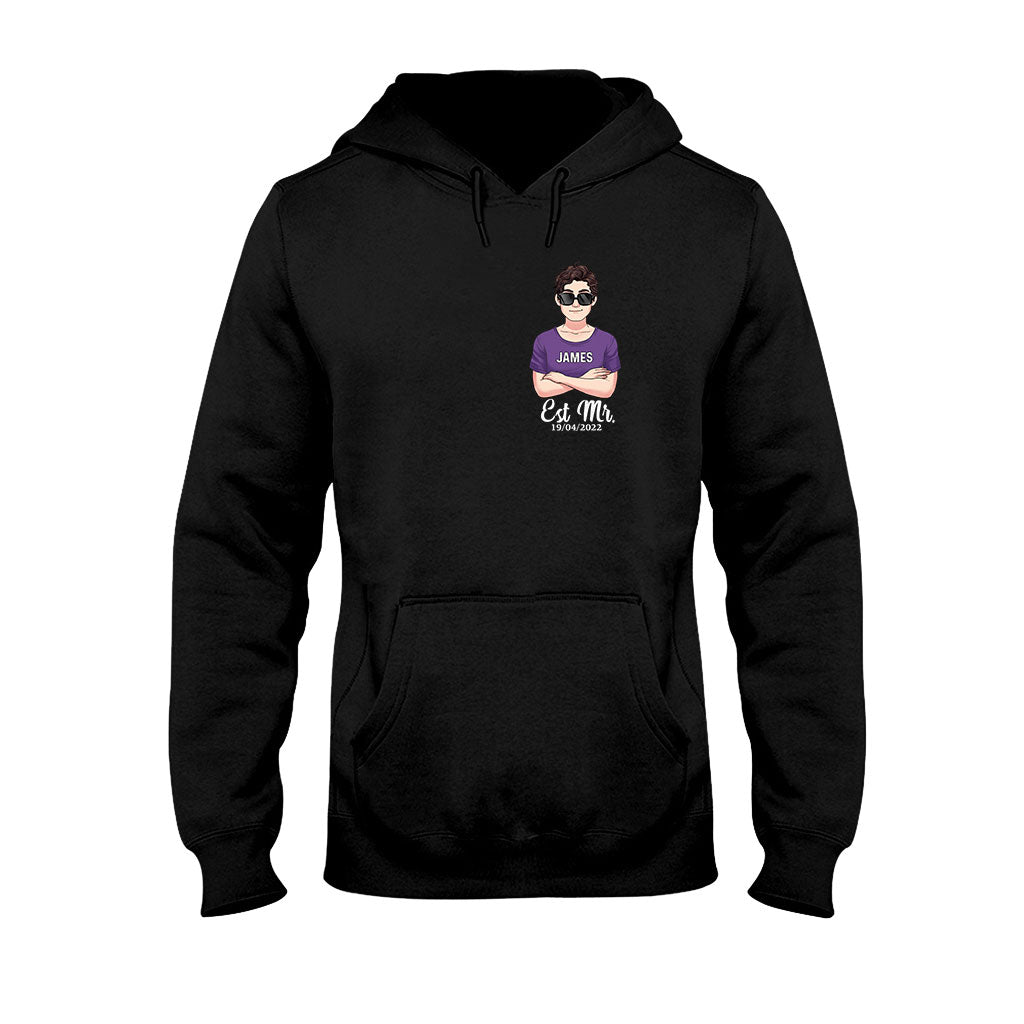 Monsieur et Madame - T-shirt et sweat à capuche personnalisés pour couples