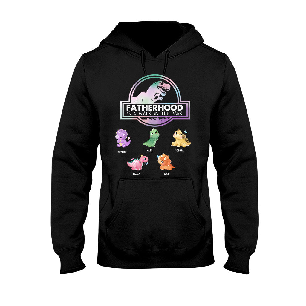 Être père, c'est comme marcher - Cadeau pour papa, grand-père - T-shirt et sweat à capuche personnalisés