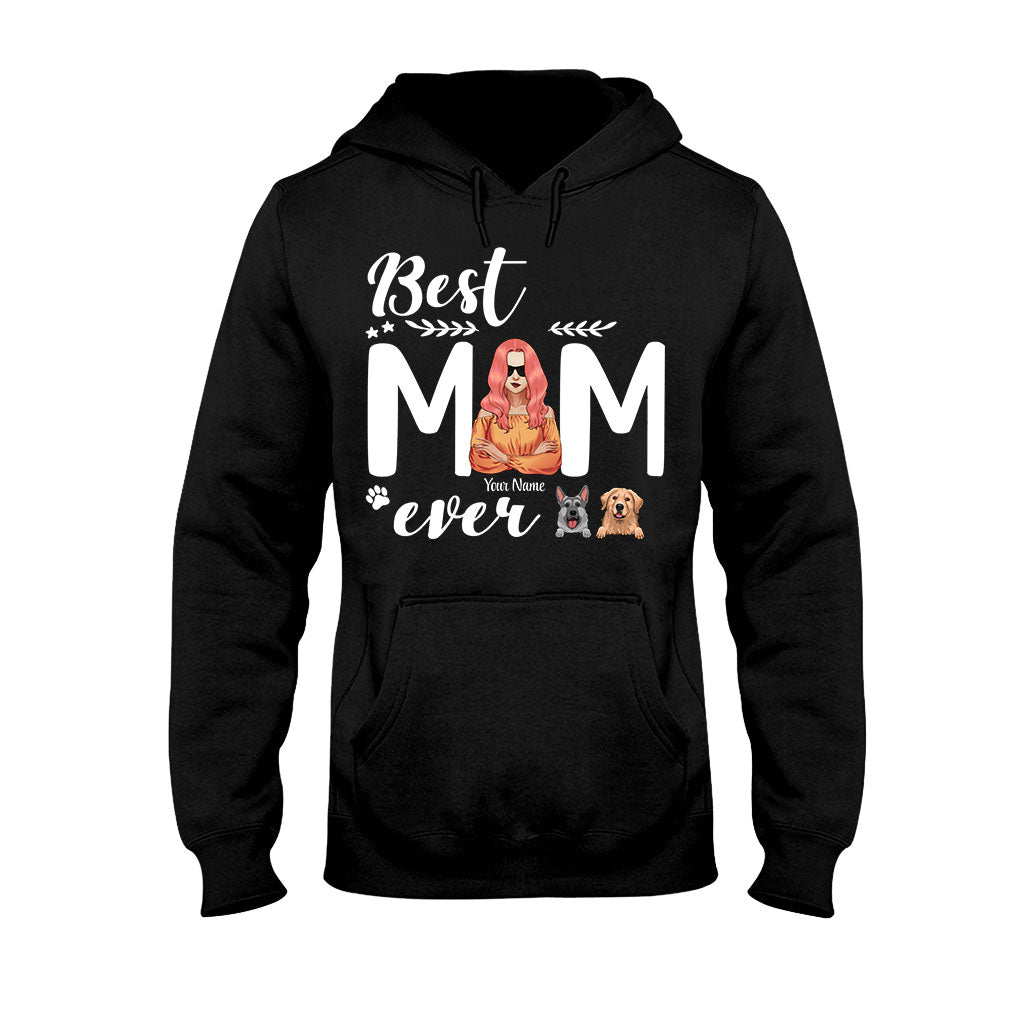 Best Dog Mom Ever - Personalized T-shirt and Hoodie