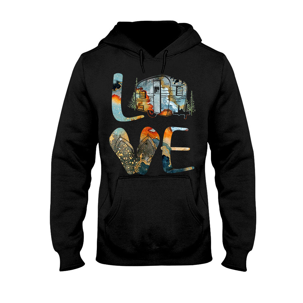 Love - Camping T-shirt and Hoodie 112021