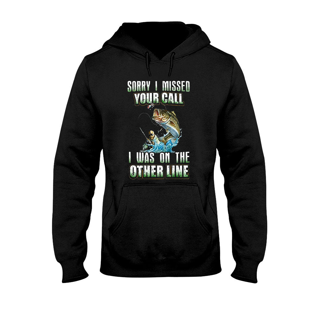 Désolé d'avoir manqué votre appel - T-shirt et sweat à capuche de pêche 112021