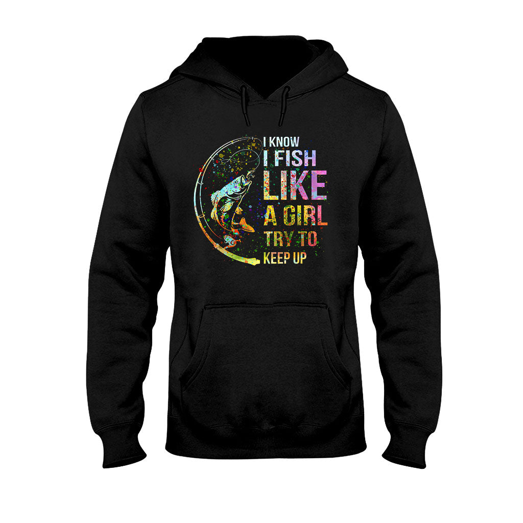 Essayez de suivre le rythme - T-shirt et sweat à capuche de pêche 112021