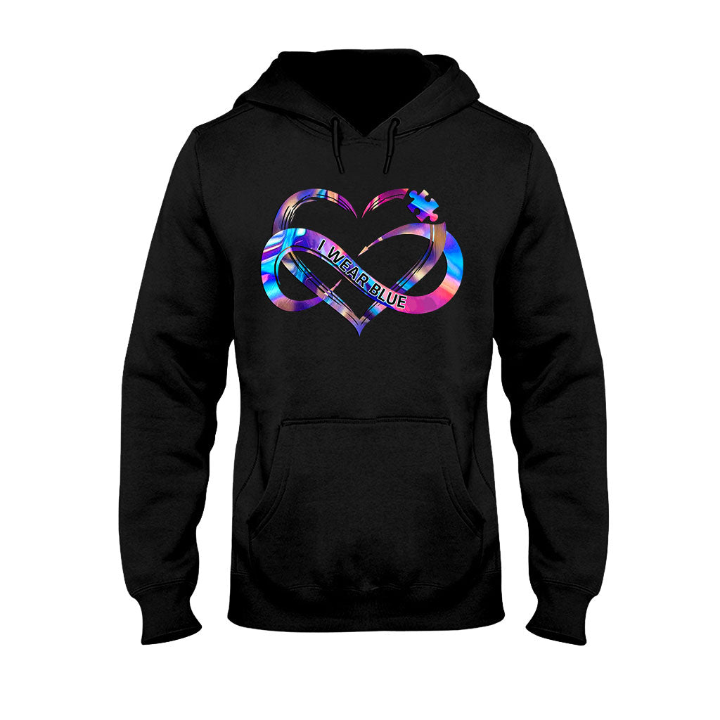 Je porte du bleu - T-shirt et sweat à capuche personnalisés pour la sensibilisation à l'autisme