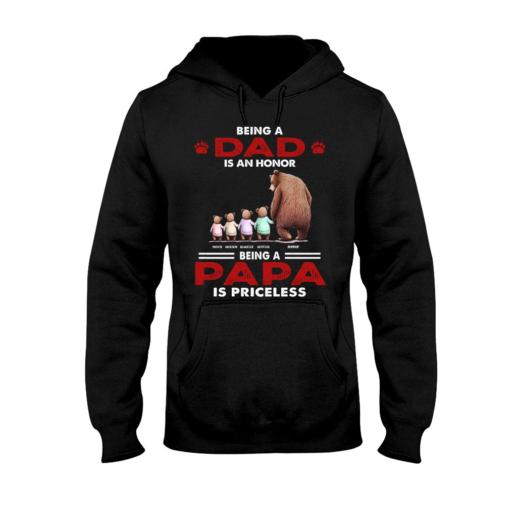 Papa Ours Inestimable - T-shirt et sweat à capuche personnalisés pour la fête des pères - Grand-père