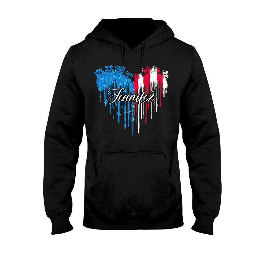 J'adore la photographie - T-shirt et sweat à capuche personnalisés « J'aime la photographie »