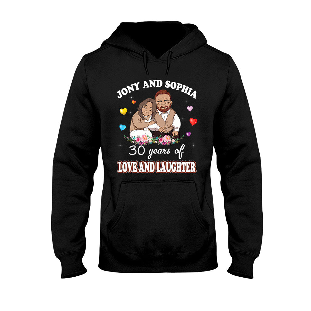 Je t'aimerai toujours - T-shirt et sweat à capuche personnalisés pour couples