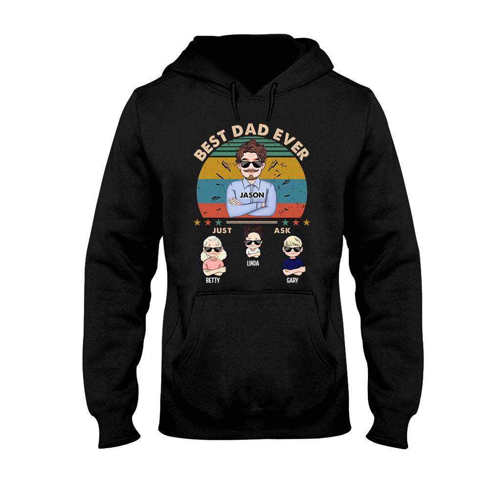 Meilleur papa du monde - T-shirt et sweat à capuche personnalisés pour papa