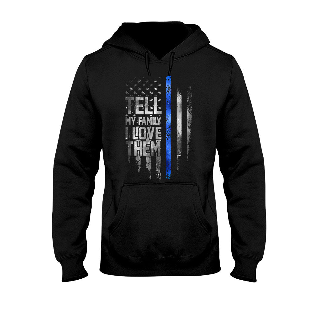 Dites-le à ma famille - T-shirt et sweat à capuche « Policier » 062021
