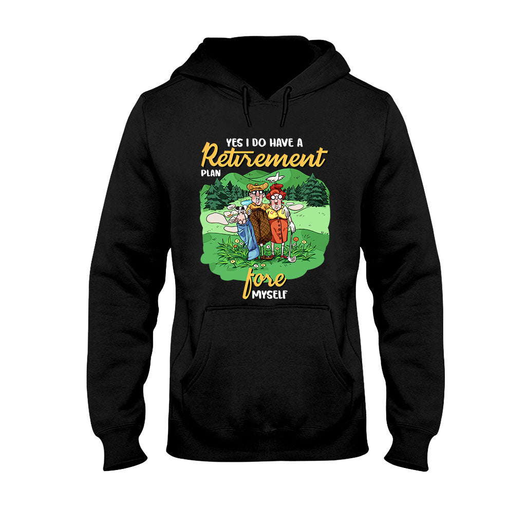 Oui, j'ai un plan de retraite - T-shirt et sweat à capuche de golf