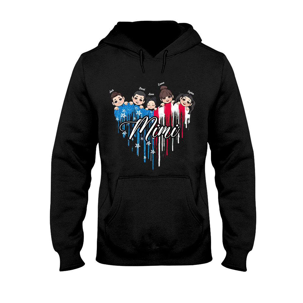 Meilleure grand-mère du monde - Cadeau pour grand-mère, maman, papa, grand-père, tante, oncle - T-shirt et sweat à capuche personnalisés