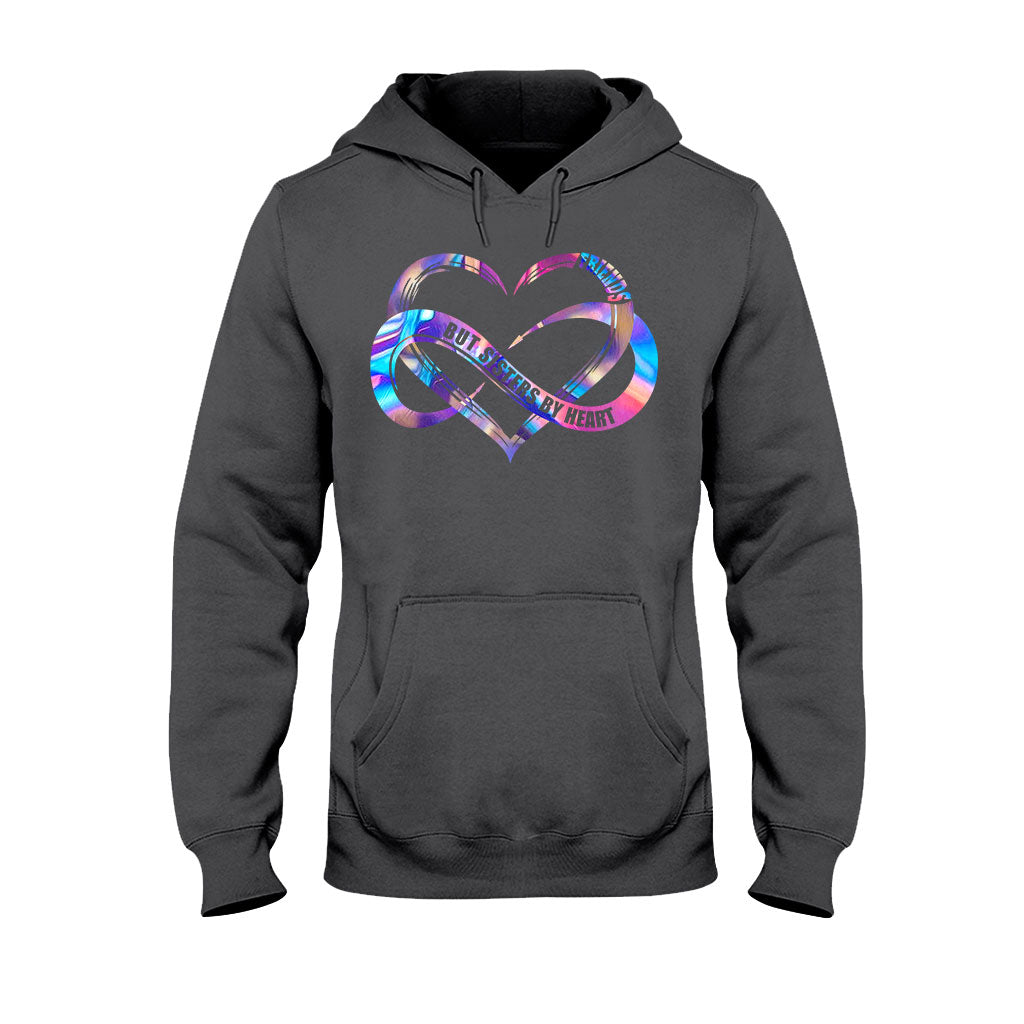 Pas sœurs de sang, mais sœurs de cœur - T-shirt et sweat à capuche personnalisés pour meilleures amies