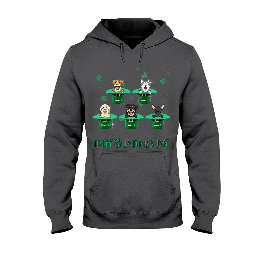 Mes porte-bonheur - T-shirt et sweat à capuche personnalisés pour chien pour la Saint-Patrick