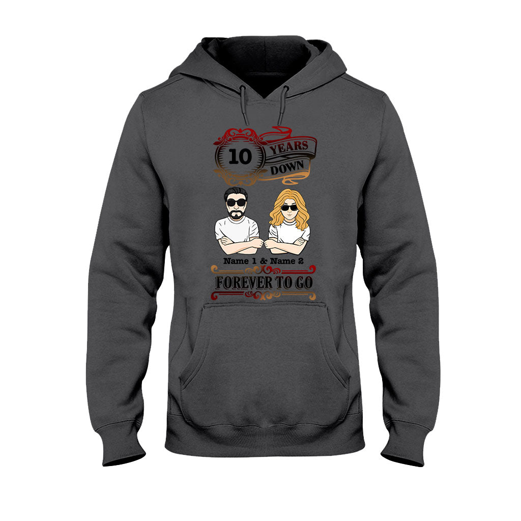 Pour toujours ensemble - T-shirt et sweat à capuche personnalisés pour couples