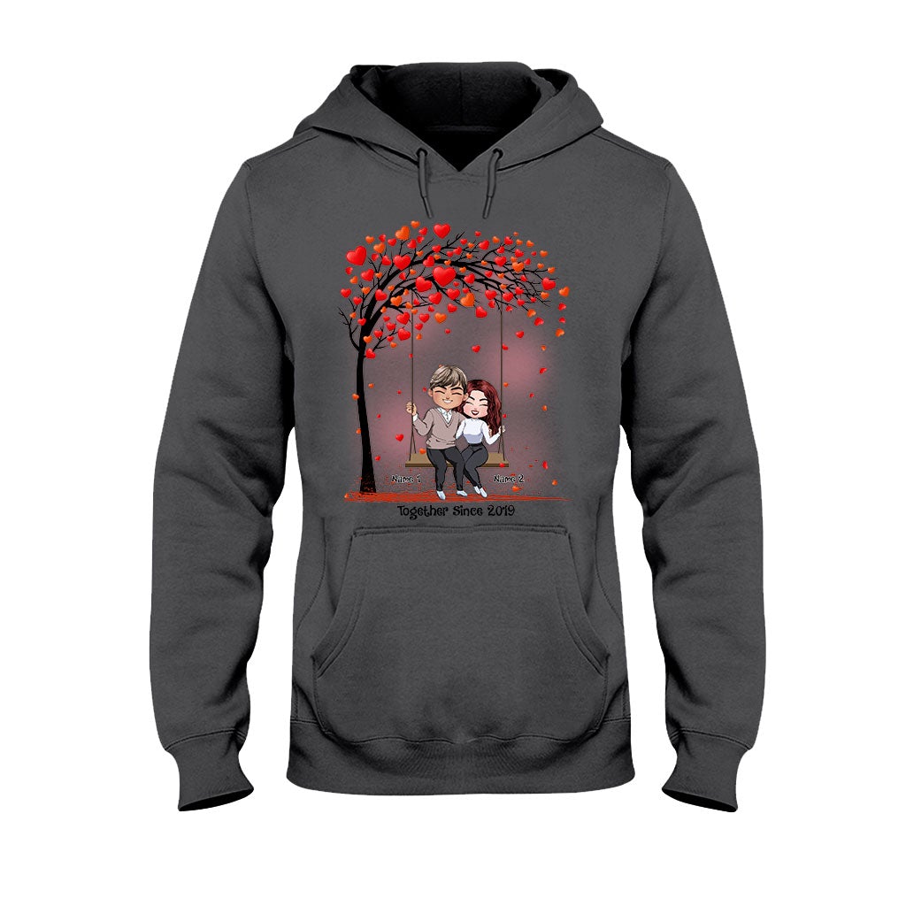 Ensemble - T-shirt et sweat à capuche personnalisés pour couples