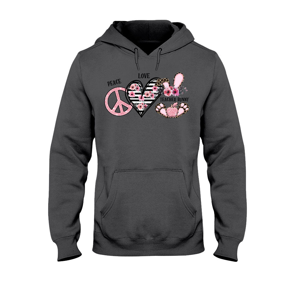 T-shirt et sweat à capuche personnalisés « Paix, Amour, Un Professeur Hip »