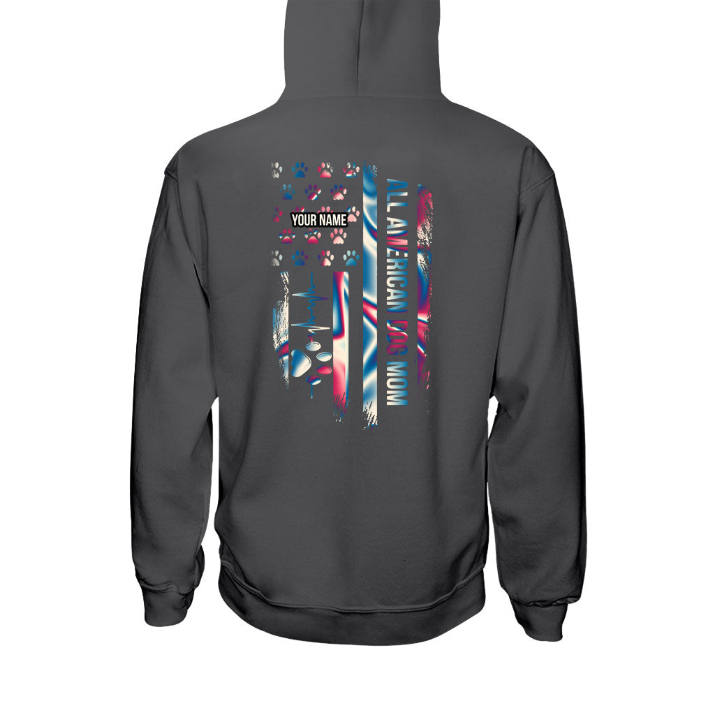 Fière maman de chien - T-shirt et sweat à capuche personnalisés pour la fête de l'Indépendance