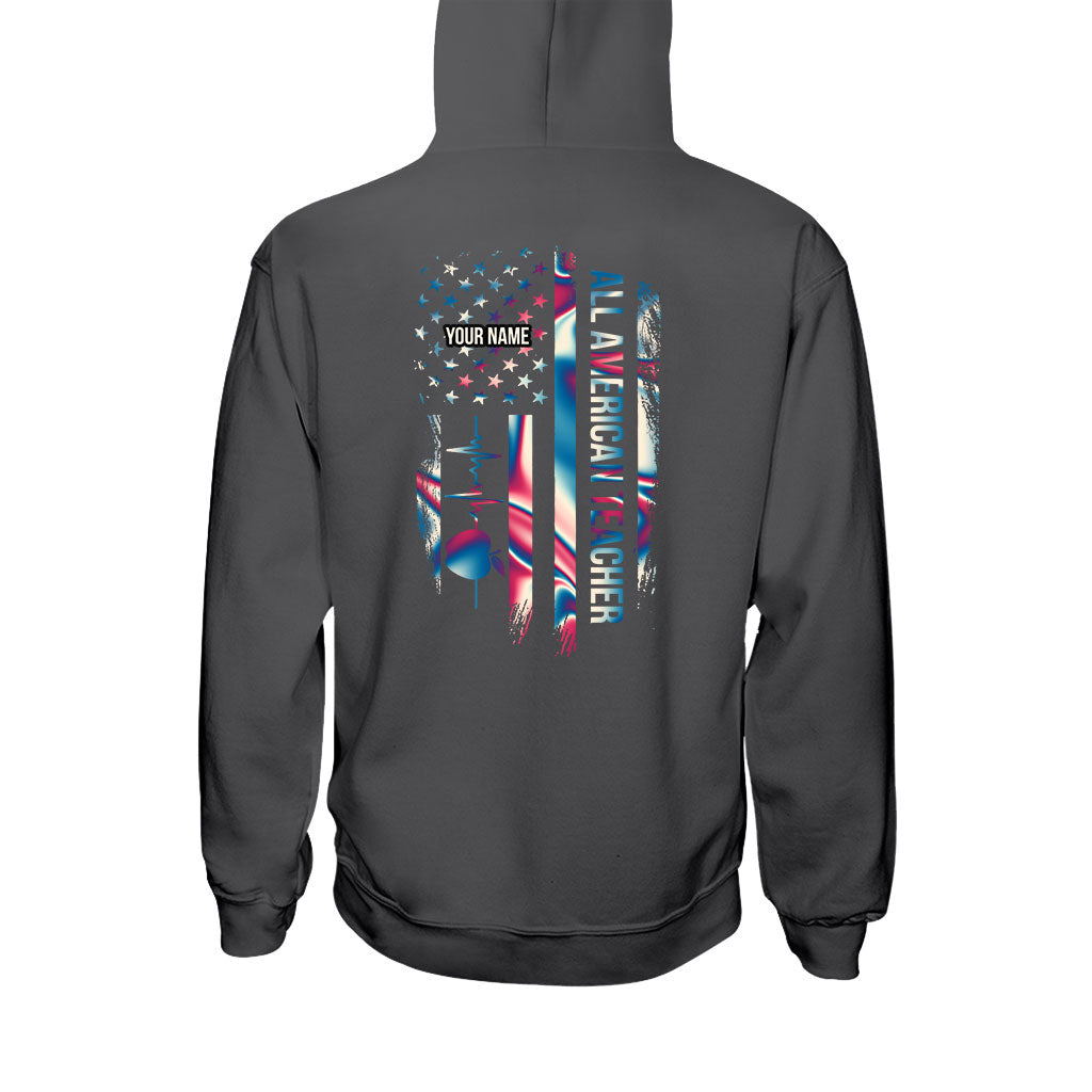 Professeur fier - T-shirt et sweat à capuche personnalisés pour la fête de l'indépendance