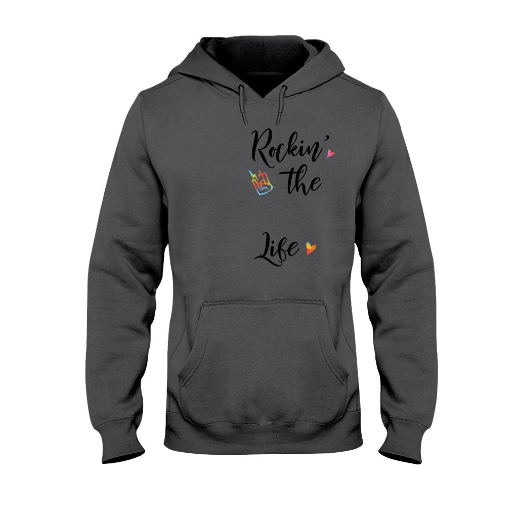 Rockin' The Nana Life - Personalized Grandma T-shirt and Hoodie 0921