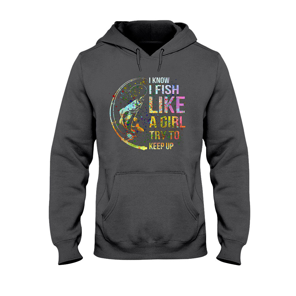 Essayez de suivre le rythme - T-shirt et sweat à capuche de pêche 112021