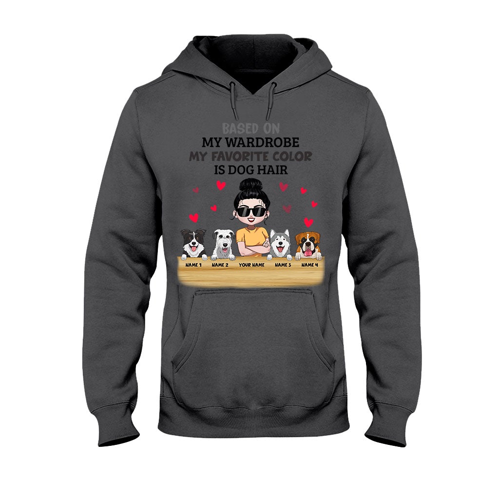 Ma couleur préférée, c'est le poil de chien - T-shirt et sweat à capuche personnalisés pour chien