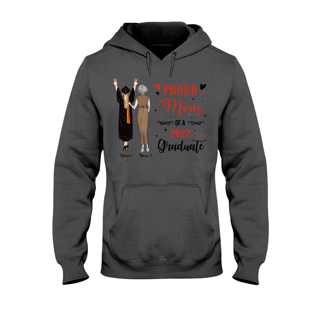 Proud Mom - Personalized Mother's Day Graduation T-shirt and Hoodie