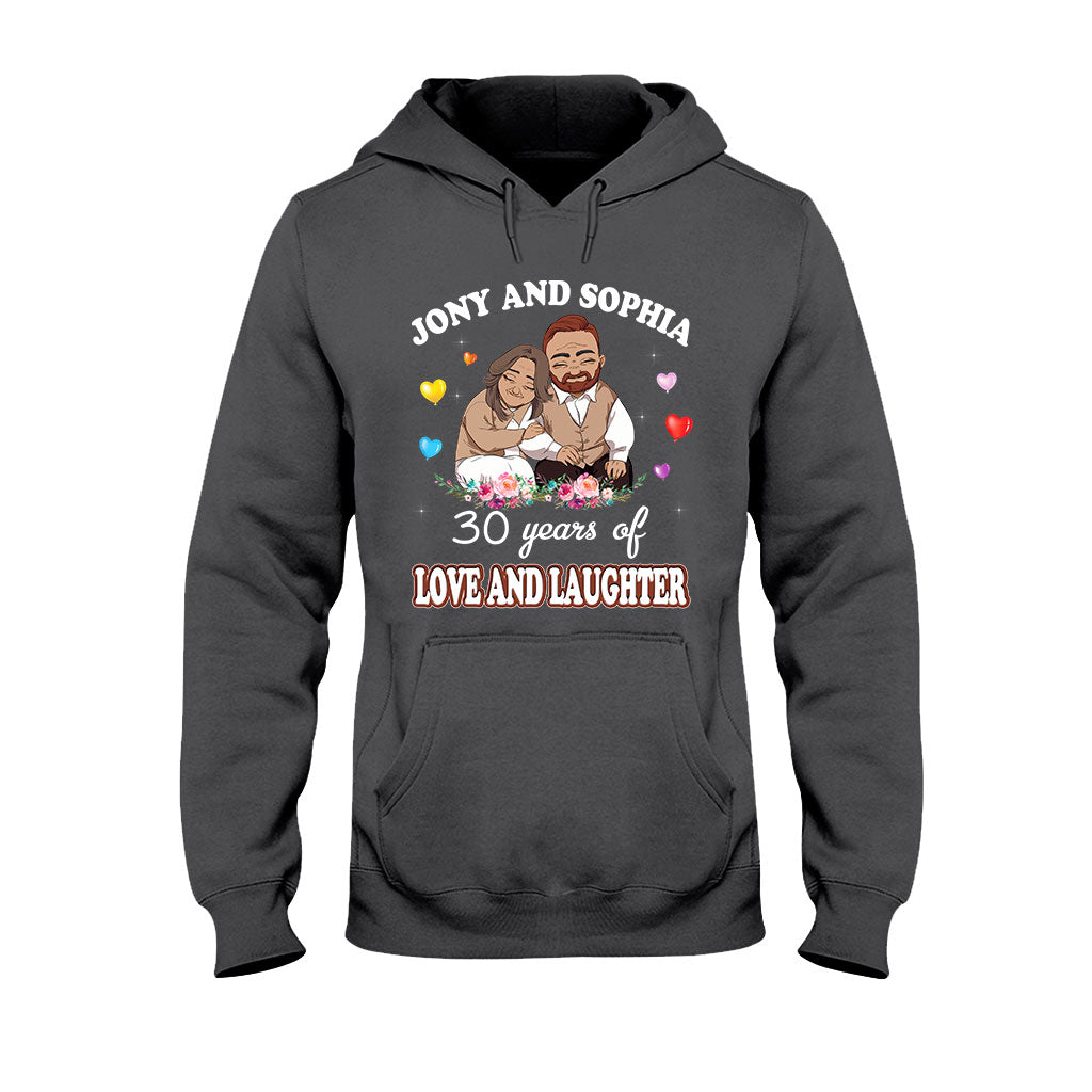 Je t'aimerai toujours - T-shirt et sweat à capuche personnalisés pour couples