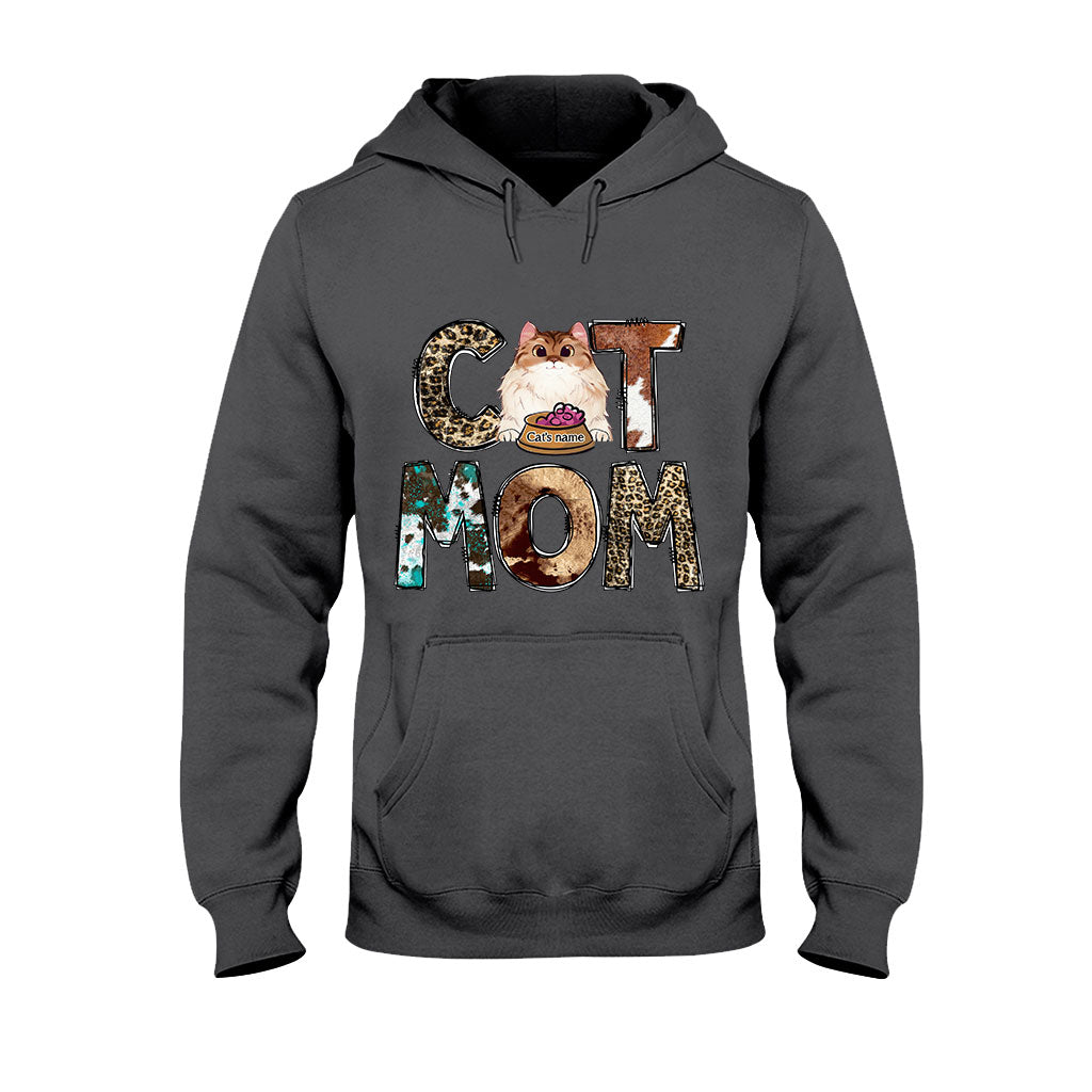 Maman Chat - T-shirt et sweat à capuche personnalisés pour la fête des mères et la fête des pères