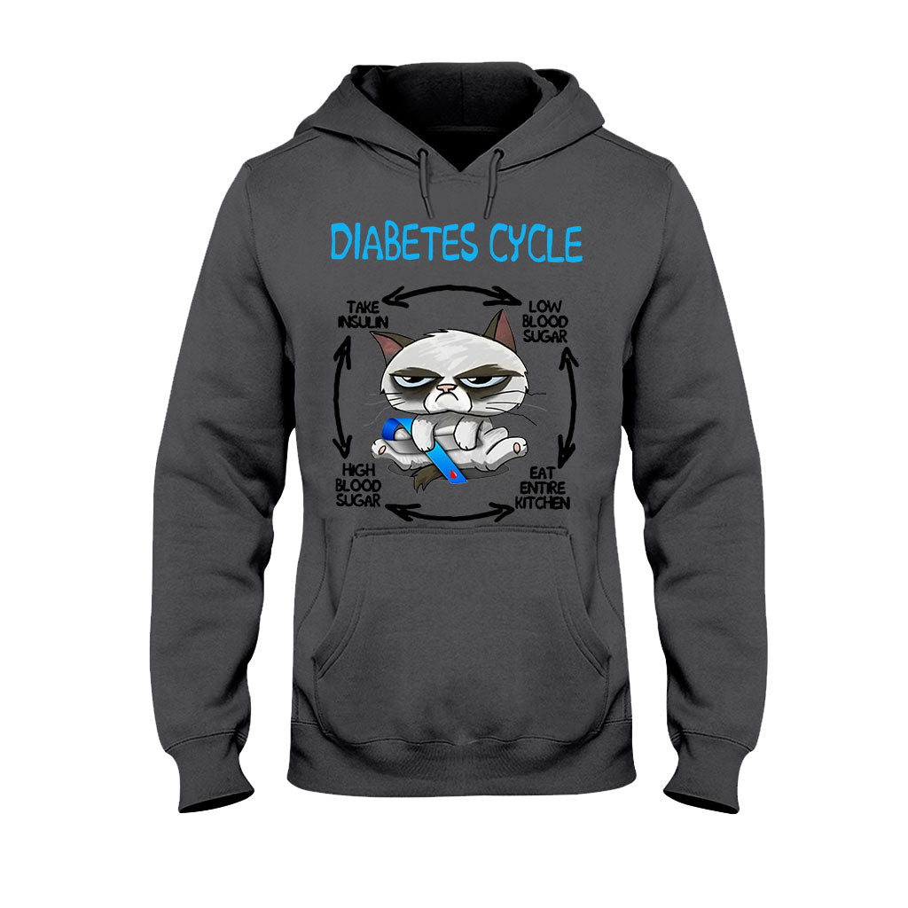 Diabetes Cycle - Diabetes Awareness T-shirt And Hoodie 082021