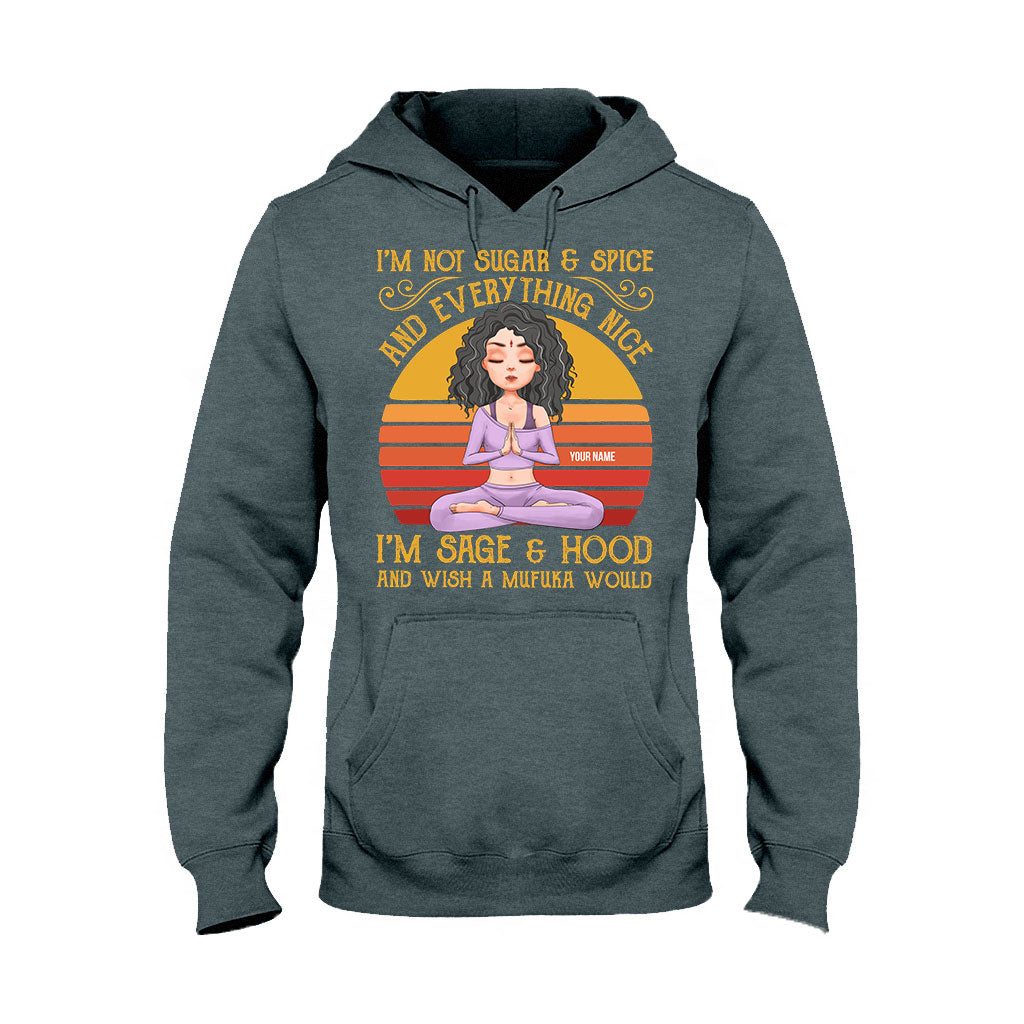 Je suis Sage And Hood - T-shirt et sweat à capuche de yoga personnalisés